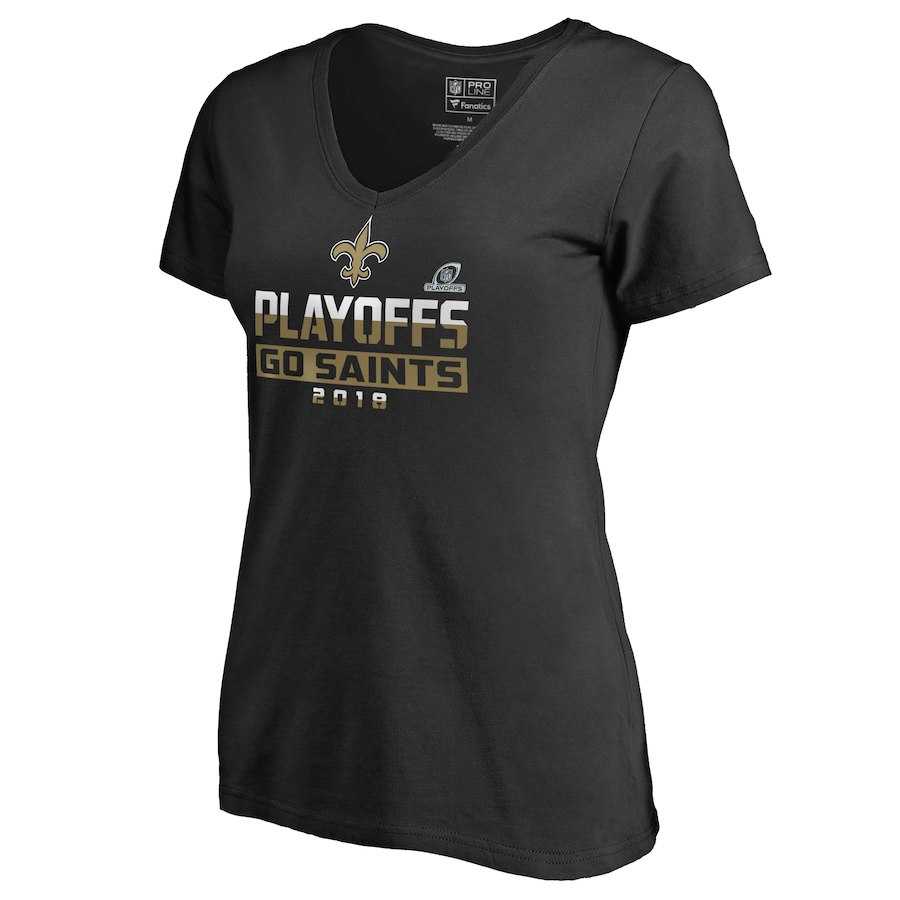Women Saints Black 2018 NFL Playoffs Go Saints T-Shirt,We sell and wholesale Women Saints Black 2018 NFL Playoffs Go Saints T-Shirt on line form chian!